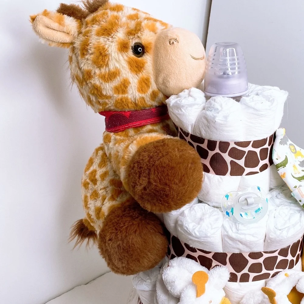 Giraffe Diaper Cake